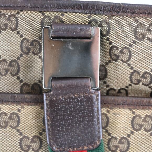 Gucci GG Supreme Canvas Web Shoulder Bag - Picture 14 of 16